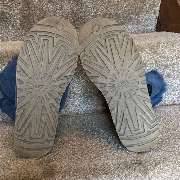 UGG Women's Bailey Button II Boot - Navy Blue - Used Good Condition - Picture 7 of 9